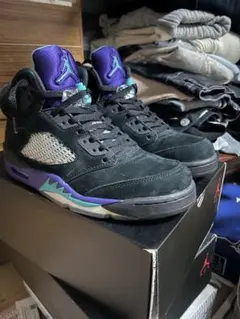 I*E様 Air Jordan 5 black grape