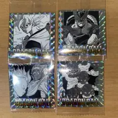ドラゴンボール 40周年記念 シール 原作ウエハース　4枚セット