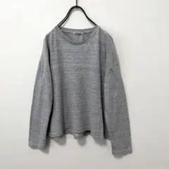 AURALEE コットンクルーネックロングスリーブTシャツ 1