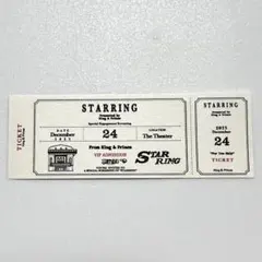 King&Prince STARRING POPUP 購入特典 ステッカー