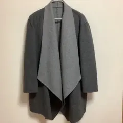 美品　UNTITLED ビーバー ダブルフェイスリバーコート　グレー