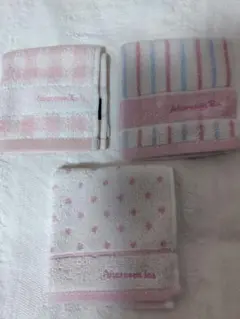 9日迄再値下げ(新品タグ付き)Afternoon Tea タオルハンカチ３セット