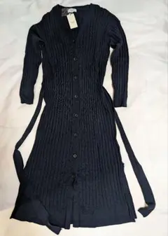 Te chichi テ・チチ　フリー　ネイビーロングカーディガン