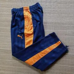 Puma ジャージパンツ ネイビー/オレンジ