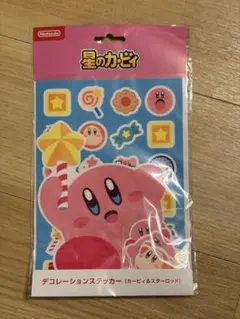 별의 커비 デコレーションステッカー カービィ＆スターロッド