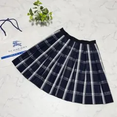 美品 バーバリーブルーレーベル チェック フレア スカート 38