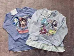 女の子　長袖シャツ　トレーナー　110cm 2枚セット