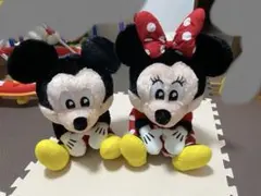 ディズニー　ミッキーマウス　＆　ミニー　ぬいぐるみ