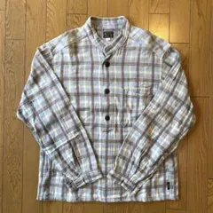 GOWEST ゴーウエスト☆プルオーバースタンドカラーシャツ／チェック柄