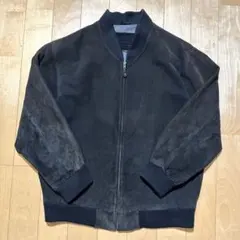 STRATH CONAR スエード レザージャケット 豚革 ブラック LL