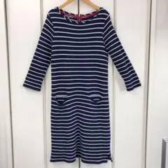 美品 LAURA ASHLEY ボーダー ワンピース(UK12 11号)