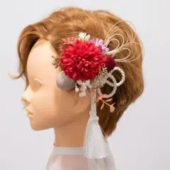 卒業式 袴 髪飾り セット ショートヘアOK｜リボン 成人式 振袖 新品 Q