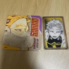 ヒロアカ　原画展　ホークス　アートコースター 箔押しクリアカードコレクション