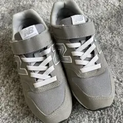 【美品】ニューバランス 996 グレー 21cm キッズ マジックテープ