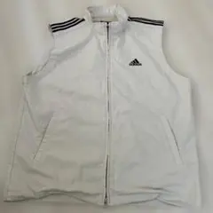 adidas ベージュ ノースリーブ ベスト L/G