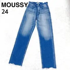【美品】 MOUSSY VINTAGE 24 レディース　ストレートデニム