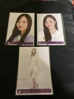 梅澤美波 CD封入生写真 バラ3枚