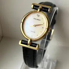 美品 新品電池 ニナリッチ ダイヤ シェル ゴールド レディース 腕時計 ドレス 2025年最新】NINA RICCI レディース 腕時計(アナログ)の人気