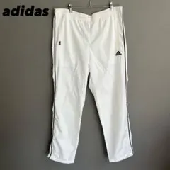 【a2596】adidas Clima365 ナイロンパンツ 白 L メンズ