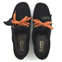 Clarks Originals　ワラビー モカシンシューズ 23cm　ブラック