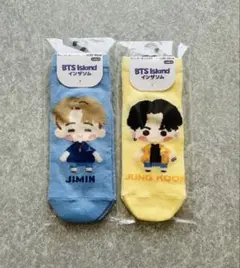 BTS Island インザソム しまむら限定 ジミン ジョングク 靴下 2点