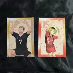 ハイキュー　孤爪研磨　宮侑　ポストカード