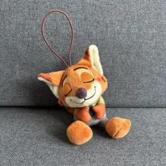ディズニー ズートピア2 ニック　ぬいぐるみ　むにゃすや