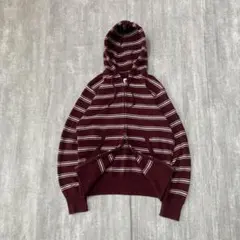 old uniqlo striped zip up hoodie y2k