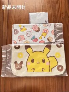 【新品未開封】ポケモントートバッグ・ハンドタオル・メモ帳セット