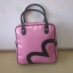 evisu ピンク ハンドバッグ