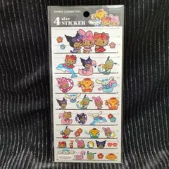 日焼けサンリオキャラクターズ☆4サイズステッカー☆サンリオ