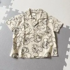 バースデイ futafuta ディズニー ミッキー 半袖シャツ 80cm