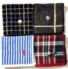 人気柄　POLO ラルフローレン BCS 手拭　汗拭　メンズ　タオル　ハンカチのサムネイル