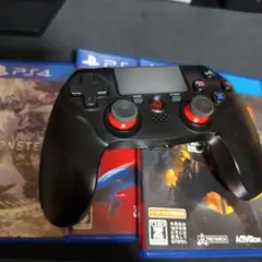 PS4・スマホ対応コントローラー PS4ソフト3セット