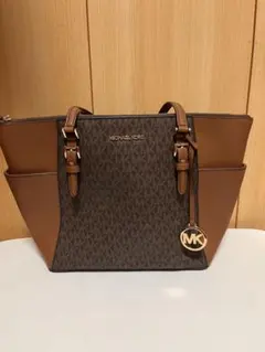 MICHAEL KORS ブラウン トートバッグ