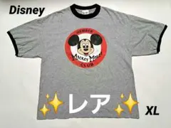 ✨レア✨Disney vintage Mickey　リンガーTシャツ　海外輸入