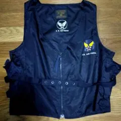 90s ALPHA US AIR FORCES ラジオベスト TYPE E-1