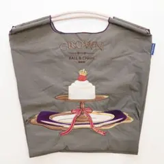Ball & Chain エコバッグ CROWN グレー