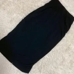 EPOCA タイトスカート ブラック 38 キレイめ スリット シンプル 上品