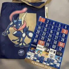 FC町田ゼルビア トートバッグ ゲッコウガ/背番号ステッカー