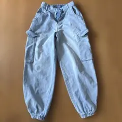 レピピアルマリオ　ライトブルー カーゴパンツ サイズM