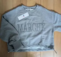 a.v.v MARCHÉ ロゴ トレーナー Sサイズ グレー 新品