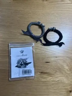 made by Starsヘアゴム 2個セット 星型・オーバル型