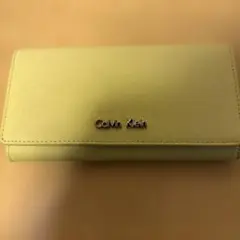 Calvin Klein イエロー 長財布内側破れあり