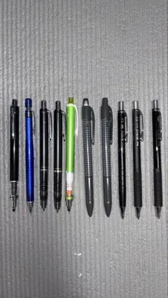 シャープペンシル 7本セット まとめ売り 黒系統シャーペン 最終値下げ