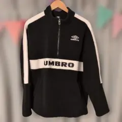 90s アンブロ ハーフジップ ナイロンジャケット アノラックパーカー