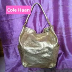 ♦️Cole Haan コールハーン♦️ ゴールドカラーショルダーバッグ