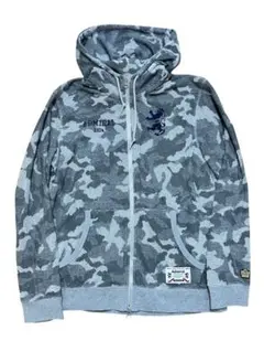 美品Admiral NICOLEアドミラル ニコル迷彩柄 ジップアップパーカーL