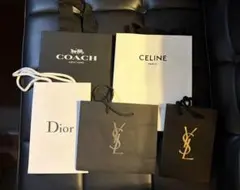 高級ブランド ショッパー 紙袋５枚セット