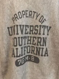 70年代　チャンピオンリバースウィーブ　赤単タグ　カットオフ